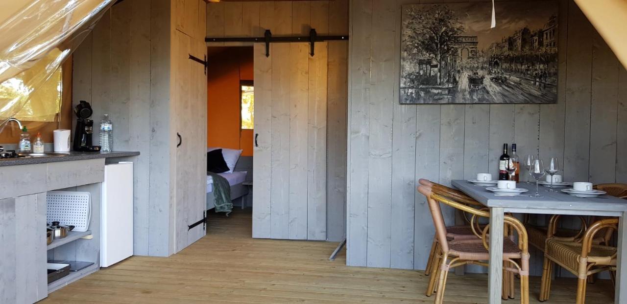 Glamping Les Arbres, Luxe Safaritent Met Zwembad Cronat Exterior photo